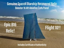 SpaceX Starship Flight 10 Super Heavy Booster XL Relic Aft Ablative Cork Panel