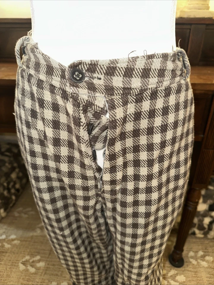 Pantalones a cuadros marrón perla Magnolia Foto 2 de 4