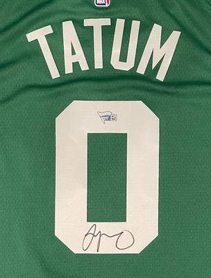 Jayson Tatum Signed Boston Celtics Nike Kelly Green Swingman