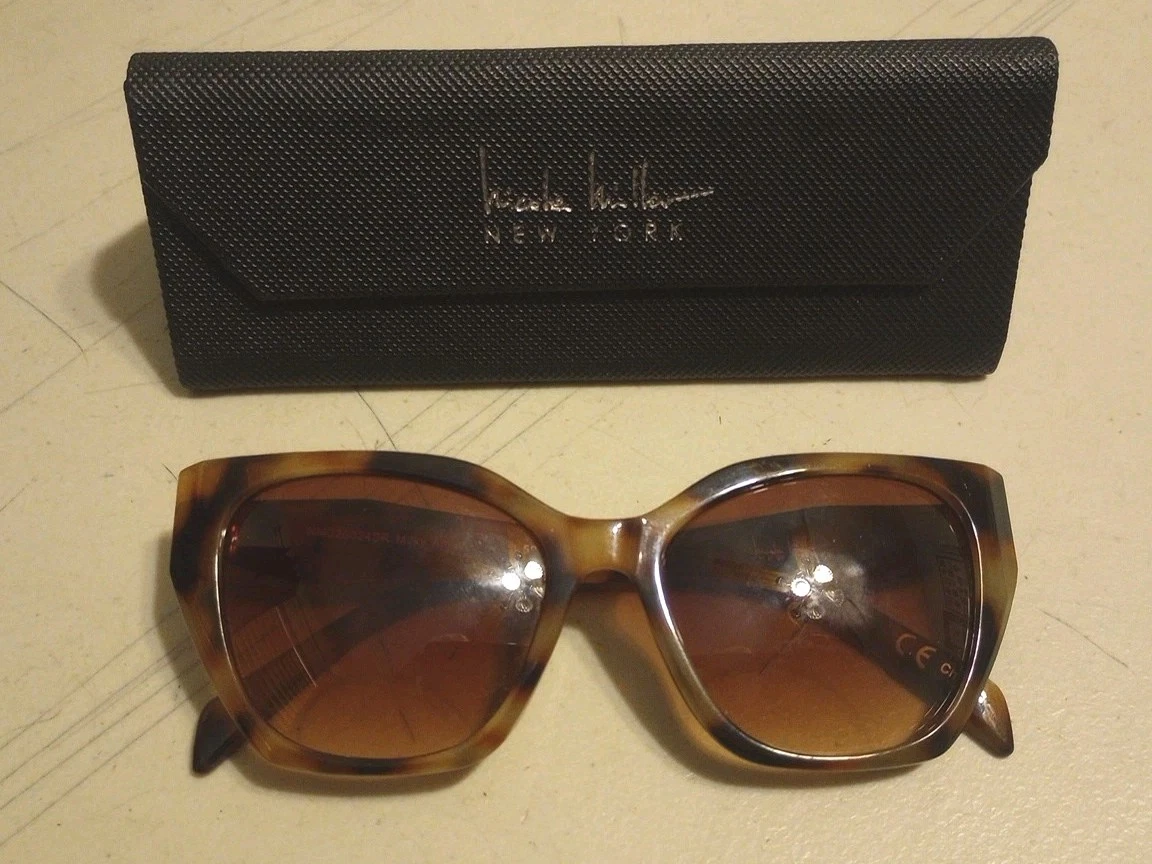 Nicole Miller Studio Sunglasses Brown Taupe Nicole Miller Brown Sunglasses for Women for sale | eBay main image 4