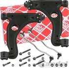 2x FEBI QUERLENKER + KOPPELSTANGEN VORDERACHSE passend für OPEL ASTRA H ZAFIRA B