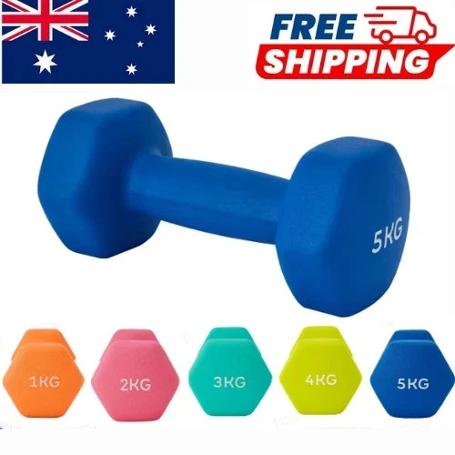 Anko Anti Slip Dumbbells Exercise Home Gym Weightlifting Dumbbell Yoga Fitness
