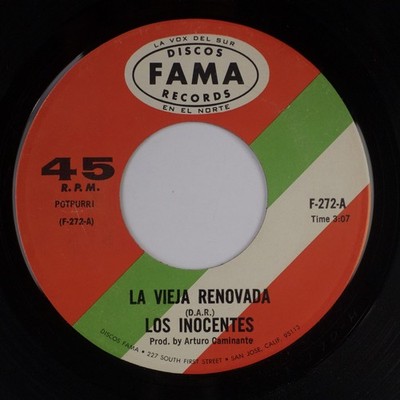 LOS INOCENTES: La Vieja Renovada US Fama 272 Norteno Latin 45