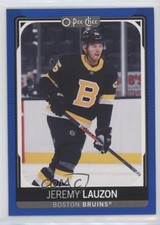 2021-22 O-Pee-Chee Blue Border Jeremy Lauzon #314 0a9a