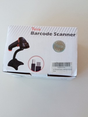 TERA Barcodescanner  USB  1D 2D QR Wireless Kabellos 2,4 GHz mit Ständer OVP