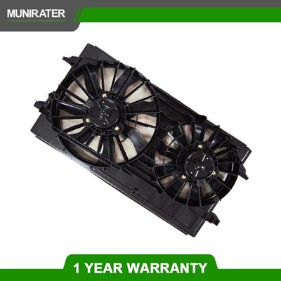Dual Radiator Cooling Fan For Pontiac G6 2005-2010 Chevrolet Malibu 2004-2012