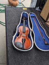 Violin Andrew Schroetter Made In West Germany With Case And Bow Mittenwald Good