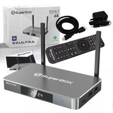 SuperBox S6 Ultra Smart Media Player 6K Android 12 TV Box - New Sealed