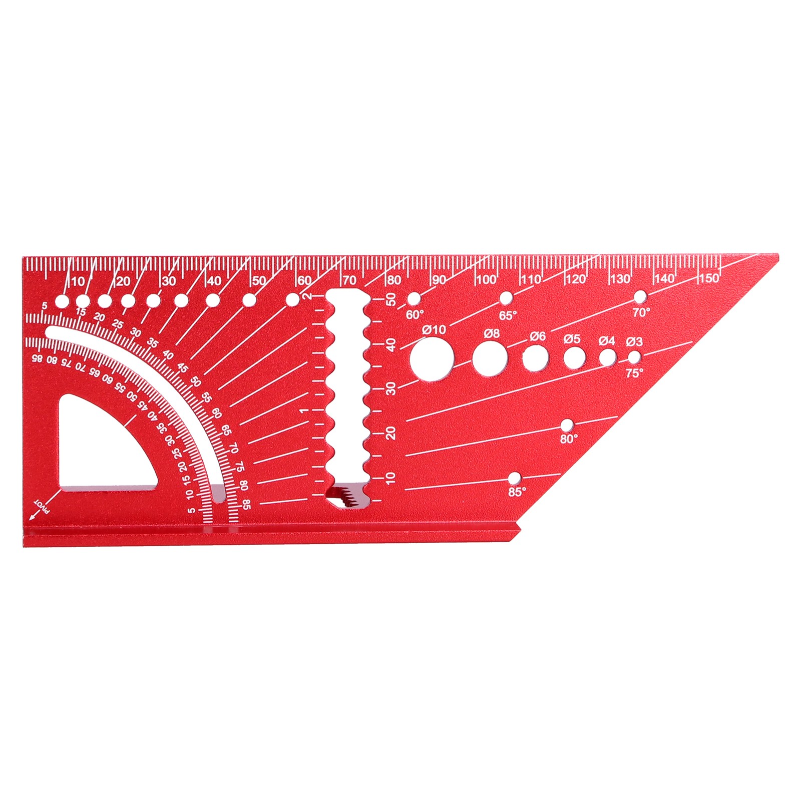 ⊹Woodworking Square Size Measure Ruler Aluminum Alloy 3D Mitre 45 90 Degree