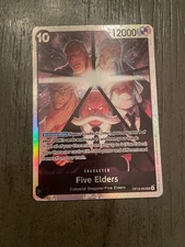 Five Elders OP13-082 SR Carrying On His Will Foil ENGLISH NM+ Secret Rare