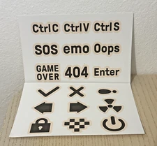 8BitDo - *Stickers Only* Retro Mechanical Keyboard *Stickers Only* Free Shipping