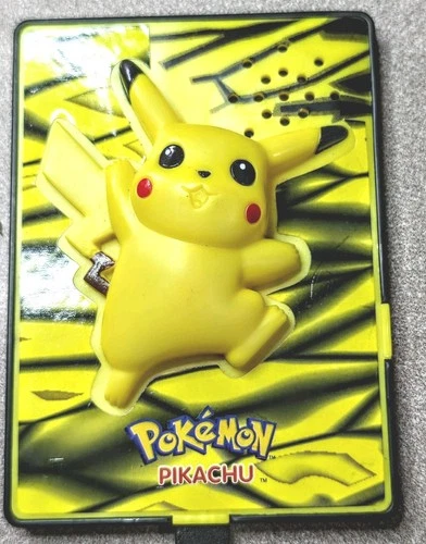 Vintage~Pokemon 2000 The Movie Pikachu 3D Power Card ~ Burger King Kids Meal Toy