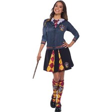 Harry Potter Gryffindor Costume Top Size L Adult Women's - Large