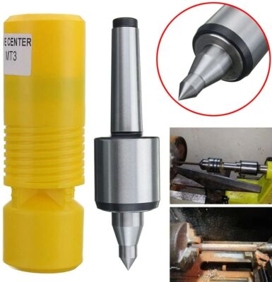 Live Center Taper Lathe Tool Steel Triple Bearing CNC Milling Revolving Machine