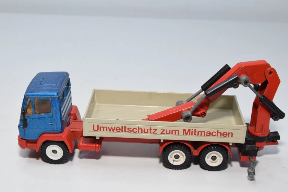 B67 1:55 SIKU 2920 MERCEDES-BENZ LN GRU CAMION RICICLAGGIO TRANSPORTER TEDESCO 2 - Immagine 2 di 4