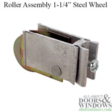 Prime-Line D 1602 Sliding Door Roller 1.25 Inch Wheel Steel Sliding Door Roller