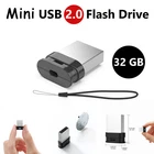 32GB Flash Drive Low-Mini Profile USB2.0 Memory Stick Thumb Pen Drive High Speed