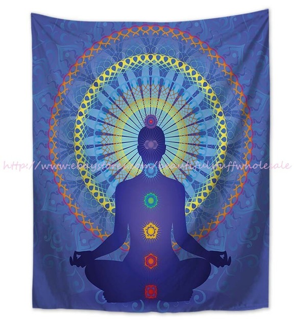 chakras healing yoga meditation wall hanging table cloth tapestry eBay