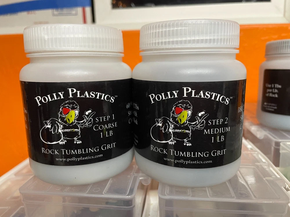 Tumbler rock polishing meida Kit Polly Plastics