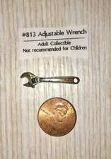 MINIATURE DOLLHOUSE 1:12 SCALE ADJUSTABLE PIPE WRENCH-BY SIR THOMAS THUMB - 813