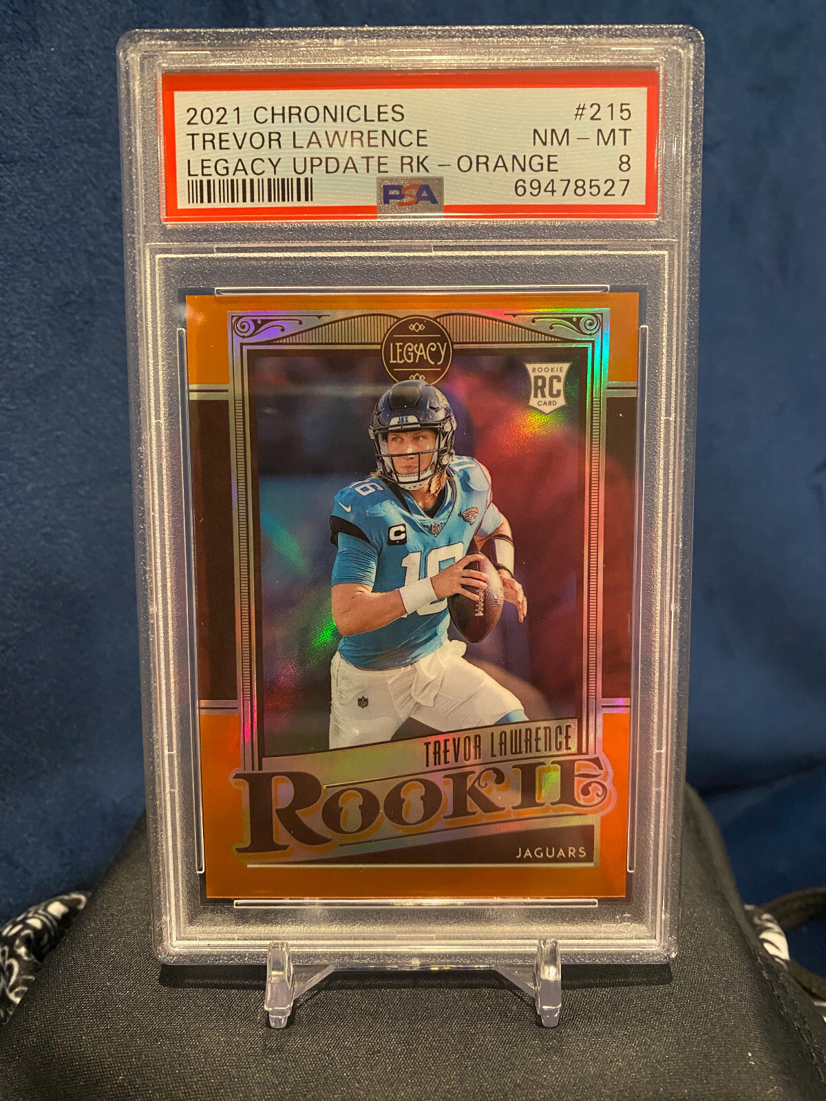 Trevor Lawrence Panini Chronicles Legacy Update Rookies #215 Orange