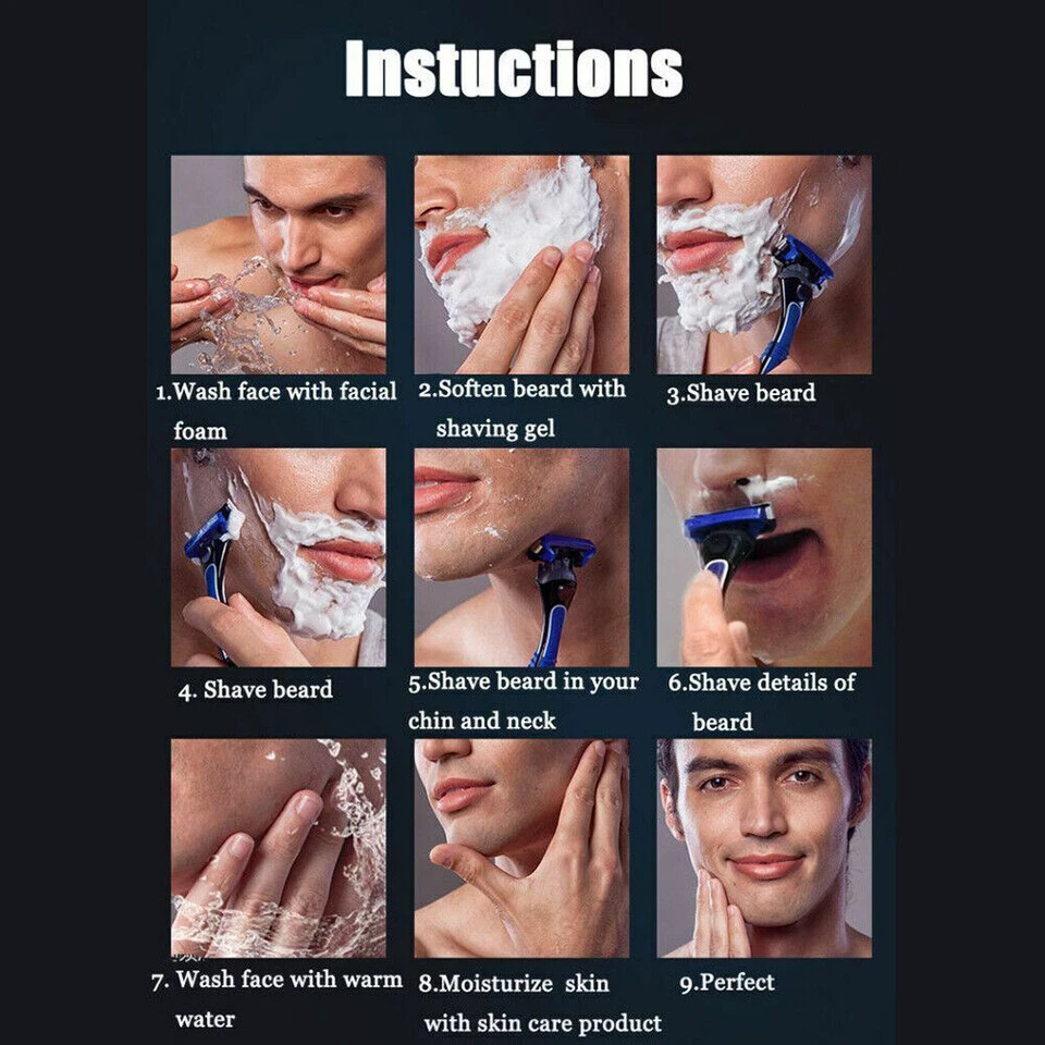 16x Cuchillas de Afeitar para Gilette MACH 3 Cartuchos Recortadora de Afeitar Calidad de Recarga Foto 4 de 4