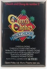 Cheech and Cong's Next Movie MAGNET 2"x3" Refrigerator Locker Movie Poster