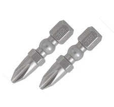 Vessel 2pc Phillips JIS Impact Ball Torsion Bit Set PH2 x 1'' Made In Japan