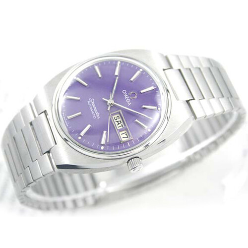 Vintage Omega Seamaster G Automatic Day Date G Purple Vintage Omega Seamaster G Automatic Day Date G Purple