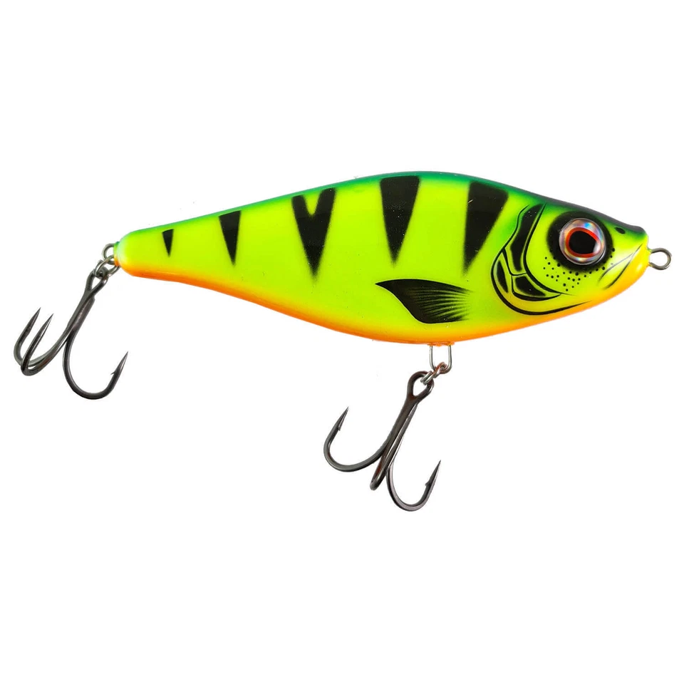 Hybrida Wobbler Jerkbait J2 BRO sinkend 12cm 55g Kunstköder Hecht Barsch Rapfen - Bild 1 von 1
