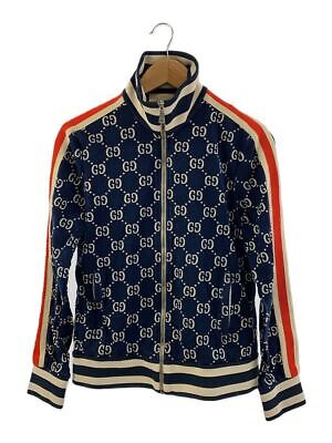 GUCCI Others GG Jacquard Cotton Jacket 18AW S Polyester Navy GUCCI Others GG Jacquard Cotton Jacket 18AW S Polyester Navy