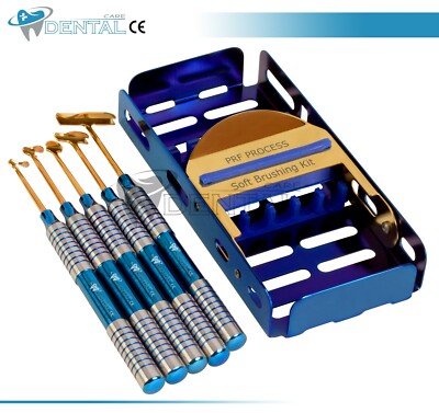 Soft Brushing Kit with Titanium Coated Dental Implant Instruments Surgery CE