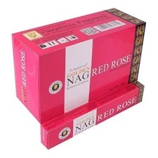 Vijayshree Golden Nag Incense Sticks Red Rose Fragrances Masala AGARBATTI 180g