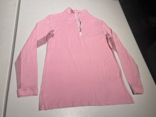 Tailored Sportsman Top Women’s Small Pink 1/4 Zip IceFil Riding Equestrian Shirt