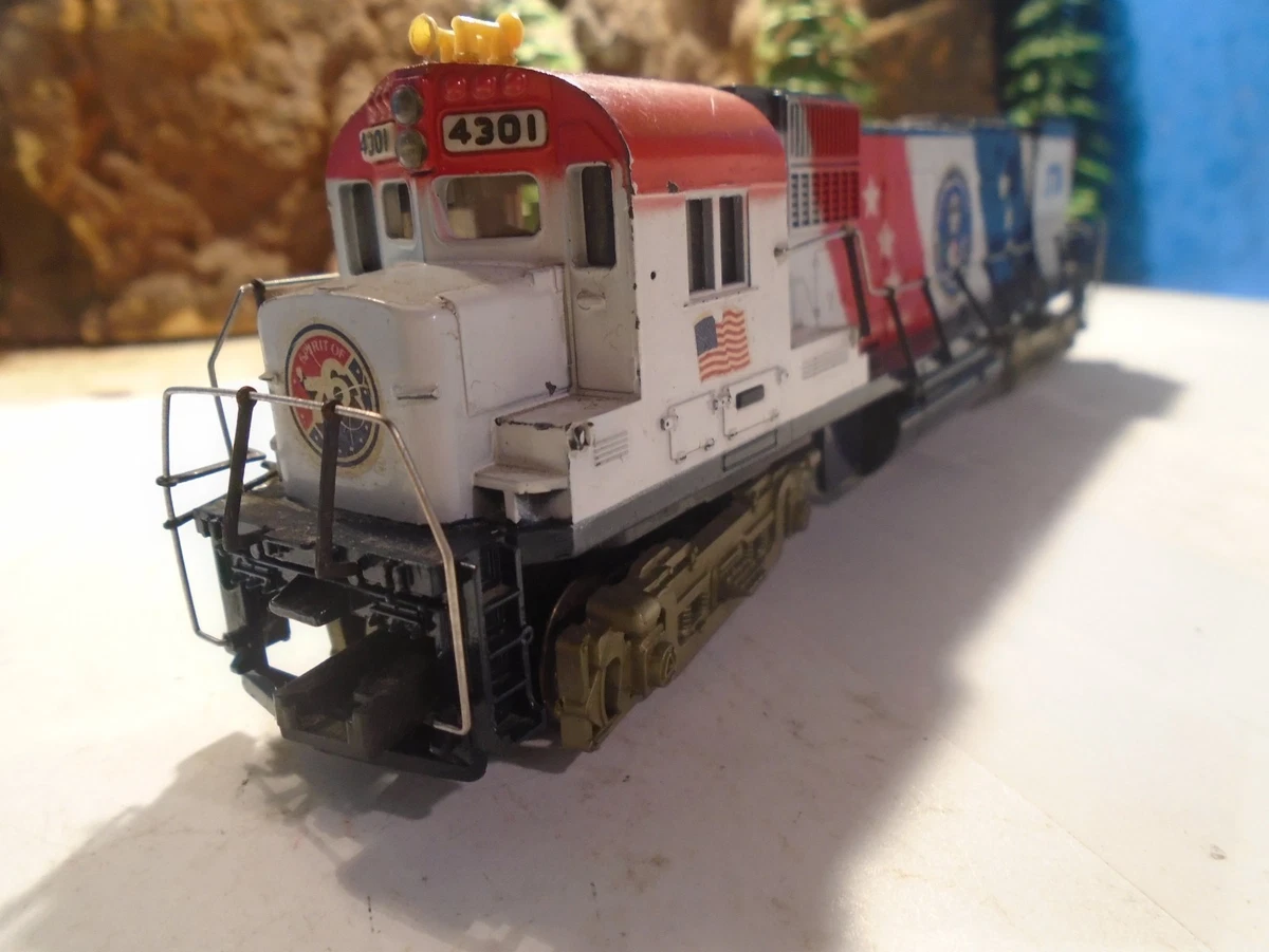 Locomotive Tyco HO F9 Diesel Rio Grande - Vintage USA - Boîte TBE