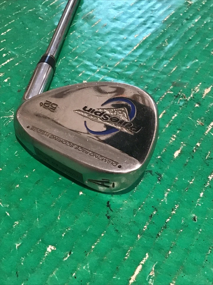 Pure Spin 52° Gap A-Wedge Diamond Face Scoring Wedge RH Tungsten Sole  Golf Club - Image 2 of 4
