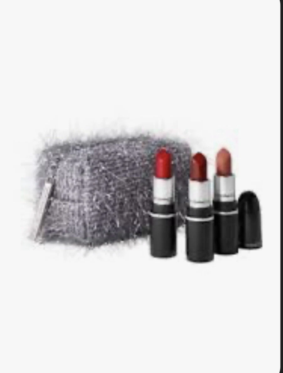 MAC Lipstick Fireworked Like a Charm Mini Lipstick Kit: RED