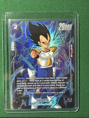 Vegeta FS12-16 C Alt Art Bonus Pack Phase of Evolution Starter Deck