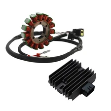 Magneto Stator Coil & Regulator Rectifier Fit For Kawasaki Vulcan 900 2006-2025