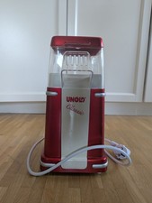 Popcornmaschine UNOLD Classic Retro – 900W Heißluft, Rot/Weiß, gebraucht