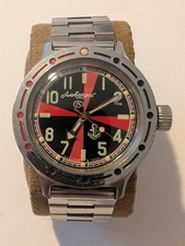 VOSTOK Albatros Handaufzug 39mm Vintage Herren Armbanduhr SELTEN 