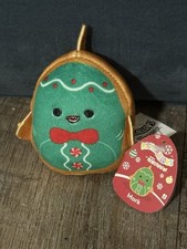 NEW Squishmallows Micromallows 2.5 Inch MORK the Shark Gingerbread Cookie 2025