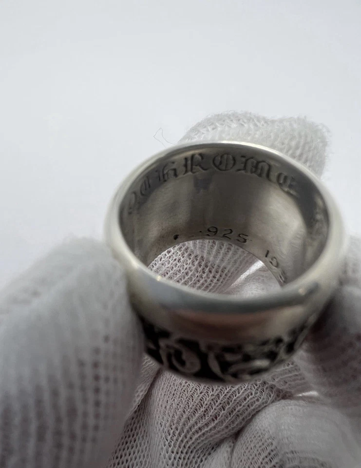 Authentic Chrome Hearts Dragon Band Ring Sterling Silver - Image 4 of 4