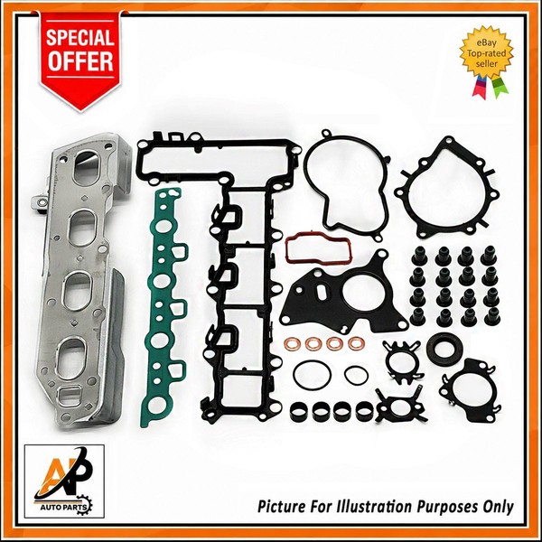 Citroen Peugeot 2.0 HDI Motor AHN (DW10FUD) Zylinderkopfsatz Ohne Kopfdichtung-image
