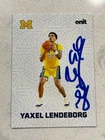 YAXEL LENDEBORG Signed 2025-26 ONIT Michigan Fusion insert card In Person AUTO