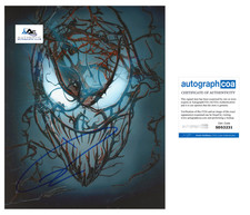 TOM HARDY AUTOGRAPH SIGNED 8x10 PHOTO MARVEL VENOM ACOA