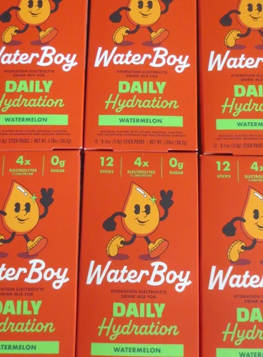 Waterboy Daily Hydration Dietary Supplement Powder - Watermelon -Choose Quantity