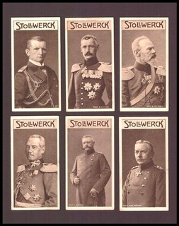 15 Sammelbilder zum Album "Deutsche Heerführer" von Stollwerk