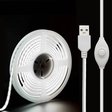 5V USB LED Strip Lights, 3.28FT COB Light Strip White, Short LED Strip Light,...