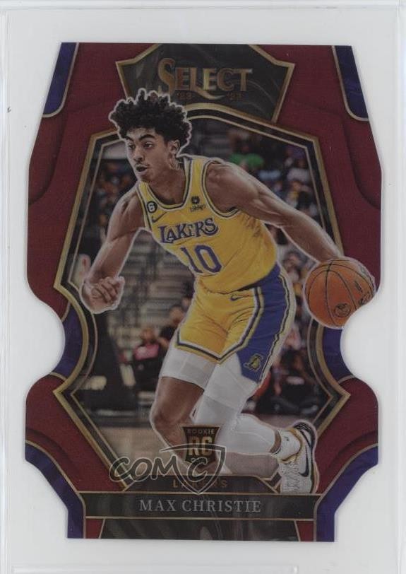 2022 Select Premier Level Maroon Prizm Die-Cut /175 Max Christie Rookie RC 6o3
